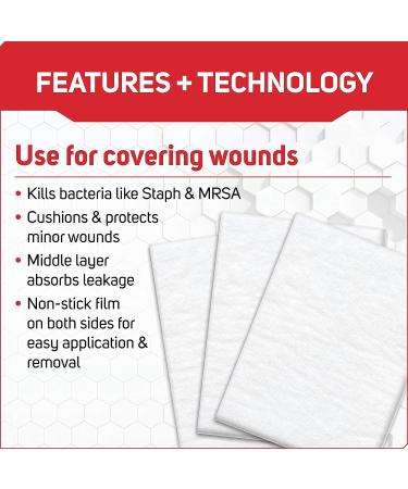 Care Science Non-Stick Pads 3 x 4 in 8 ct - Wound Coverings, 8 Count - Buy Online on GoSupps.com