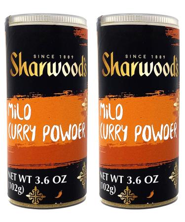 Sharwood's Mild Curry Powder 3.6 oz (102g) Pack of 2