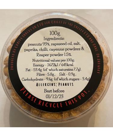 Carolina Reaper Chilli Peanuts HOT !!! - Buy Online on GoSupps.com