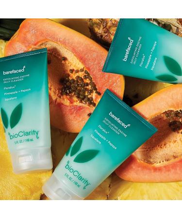 BioClarity Exfoliating Jelly Cleanser with Pineapple & Papaya | Gentle Vegan Formula | Cruelty-Free - Buy Online on GoSupps.com