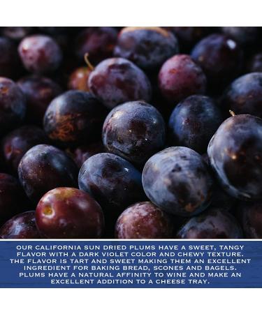 Traina Sun Dried Angelino Plum Halves - Jumbo, No Sugar Added, Gluten Free, Vegan, 2 lbs - Buy Online on GoSupps.com