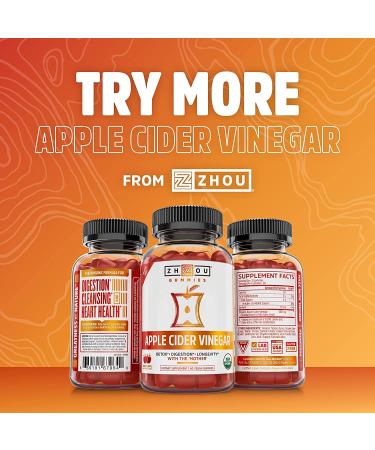 Zhou Nutrition Max Strength Cider Detox - 60 Veggie Capsules for Effective Detox & Support - Buy Online on GoSupps.com