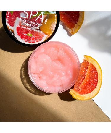 Buy Bio2You Body Sugar Scrub 200ml - Gently Exfoliates & Nourishes Skin with Honey Sweet Almond Oil & Grapefruit - International Shipping Available - Buy Online on GoSupps.com