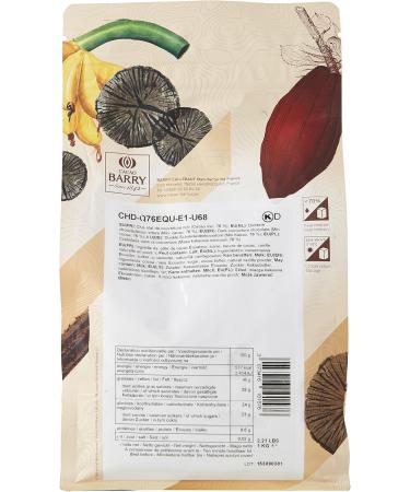 CACAO BARRY 76% Min Cocoa Chocolate Ecuador Pistoles 1 kg - Buy Online on GoSupps.com