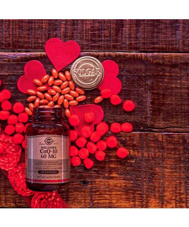 Solgar Megasorb CoQ-10 60 mg - 120 Softgels | Heart Health & Energy Support - Buy Online on GoSupps.com