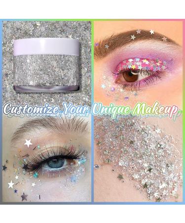 Boko 1.76oz Body Glitter Gel - Diamond Chunky Glitter for Face, Hair & Body - Festival Rave Makeup - Buy Online on GoSupps.com