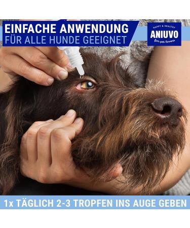 Aniuvo Eye Drops for Dogs & Cats - Made in Germany | Colloidal Silver Eye Care for Tear Stains & Irritated Eyes - 10ml - Buy Online on GoSupps.com