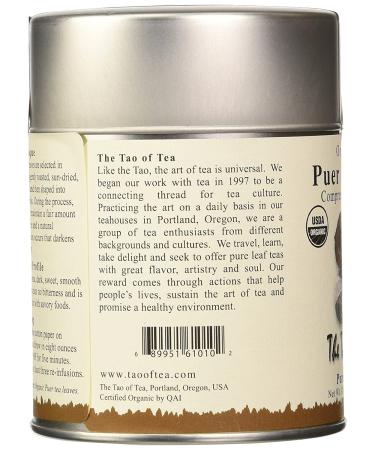 Organic Compressed Puer Tea - Tao of Tea Puer Tuocha 4.0 oz (85g) - Premium Quality - Buy Online on GoSupps.com