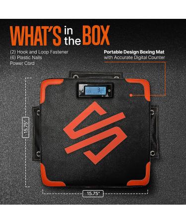 SQUATZ Portable Boxing Mat with Digital Counter - Ideal for Strength Training and Exercise - Automated Screen System for Athletes and Beginners - Buy Online on GoSupps.com
