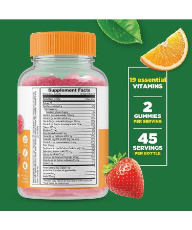 Lifeable Men's Multivitamin Gummies - Vegan Non-GMO with Essential Vitamins & Minerals - 90 Count - Buy Online on GoSupps.com