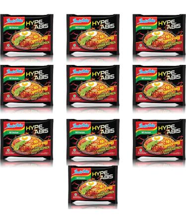 Indomie Mi Goreng Noodles - 85 g 10 Pack Hype Abis Instant Noodles Ayam Geprek Spicy Crushed Crispy Fried Chicken Noodles Hot and Spicy Noodles - Product of Indonesia Delicious Noodles - Buy Online on GoSupps.com