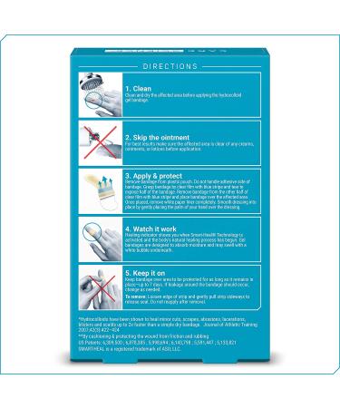 Care Science Fast Healing Hydrocolloid Gel Bandages - Assorted Sizes 16 ct | Waterproof Seal for Faster Healing & Reduced Scarring - Wound Care & Blisters - Buy Online on GoSupps.com