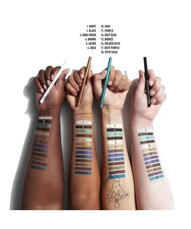 NYX Mechanical Silver Eyeliner Pencil - Long-lasting Formula - Buy Online on GoSupps.com