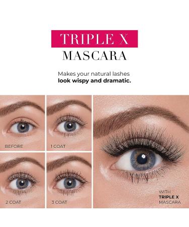 Lilly Lashes Triple X Black Mascara - Lengthening & Volumizing Liquid Lash Extensions - Buy Online on GoSupps.com