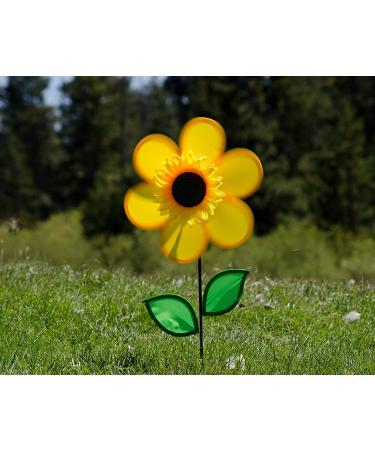 Yellow Sunflower Wind Spinner - 12 Inch In the Breeze 2791 - Buy Online on GoSupps.com