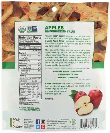 Made In Nature Organic Apples  3 Oz - Buy Online on GoSupps.com
