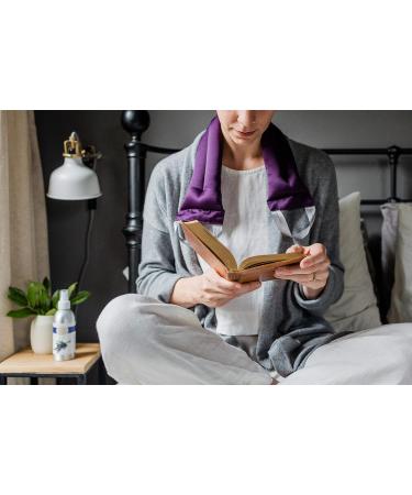 Victoria's Lavender Neck Wrap Gift Set | Lavender Bath Salts & Lotion | Spa Kit for Women | Premium Skin Care & Self-Care Products - Buy Online on GoSupps.com