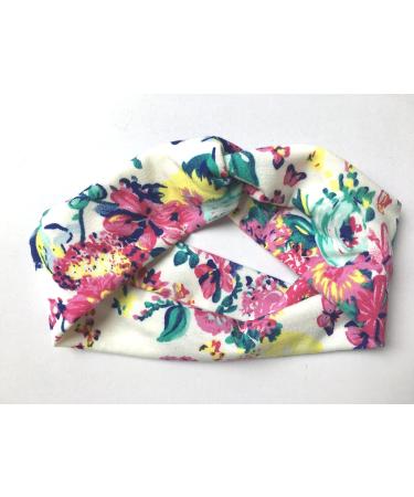 Vellette Women's Floral Printed Headbands - Soft Cotton Knitted Turban 6PC Set for Yoga & Fashion - Buy Online on GoSupps.com