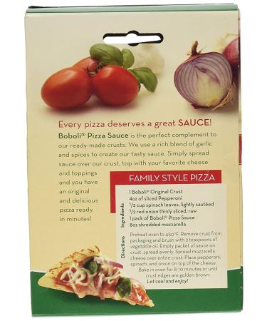 Boboli Traditional Italian Pizza Sauce 15oz (5 pack) - Authentic Taste for Homemade Pizzas - Buy Online on GoSupps.com
