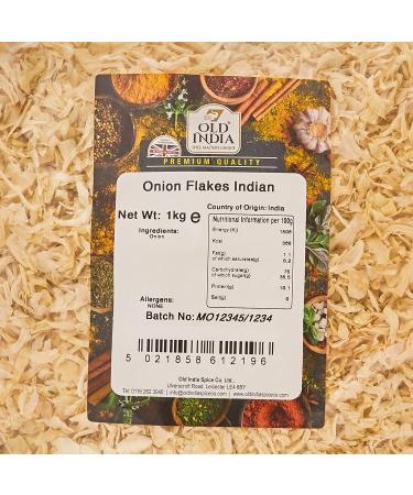 Old India Onion Flakes 1kg - Authentic Indian Spice for Flavorful Dishes - Buy Online on GoSupps.com