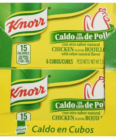 Knorr Chicken Bouillon Cubes 2.3 oz (Pack of 24) - Savory Flavor Enhancer for Cooking - Buy Online on GoSupps.com
