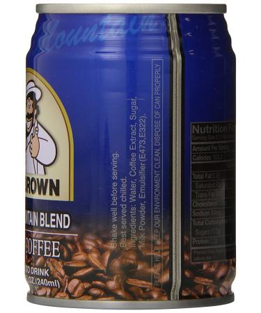 Mr. Brown Blue Mountain Iced Coffee 8.12 oz (Pack of 24) - Premium Brew for True Coffee Lovers - Buy Online on GoSupps.com
