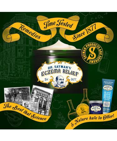 Dr. Sayman's Eczema Relief Cream - Fast Acting Relief for Dry, Itchy Skin (6oz) - Buy Online on GoSupps.com