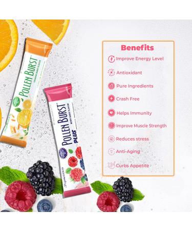 Pollen Burst Combo - Energizing Superfood for Natural Health | Fast International Shipping - Buy Online on GoSupps.com