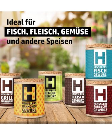 Henssler's 6 Series BBQ Set - Premium Spice Blends for Meat Fish Chicken & Vegetables | Ideal for Grilling Roasting & Marinating | 50g - Buy Online on GoSupps.com