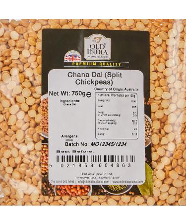 Old India Chana Dal (Split Chickpeas) 750g - Buy Online on GoSupps.com