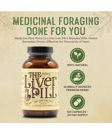 Buy The Liver Pill 120 Capsules - Herbal Liver Detox & Cleanse with Burdock Root Milk Thistle & Rosemary - Non-GMO & Organic Supplements for Men and Women - Fast International Shipping - Buy Online on GoSupps.com