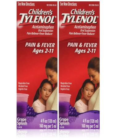 Children's Tylenol Grape Splash Flavor - 4 oz. - 2 pk.