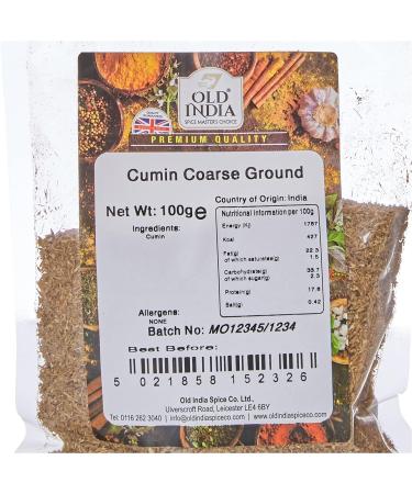 Old India Cumin Coarse Ground 100g - Authentic Indian Spice - Buy Online on GoSupps.com