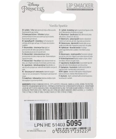 Lip Smacker Disney Princess Cinderella Sparkle Lip Balm Vanilla 4.0 g (Pack of 1) 4 gram (Pack of 1) Rapunzel - Buy Online on GoSupps.com