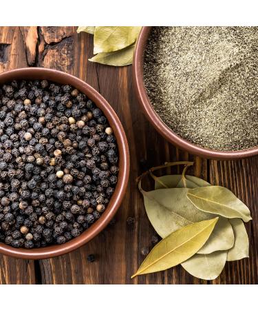 Ground Black Pepper 200g Premium Quality Freshly Ground Non-GMO Gluten-Free Aromatic Spice for Cooking Seasoning and Marinades Vegan No Additives - Buy Online on GoSupps.com