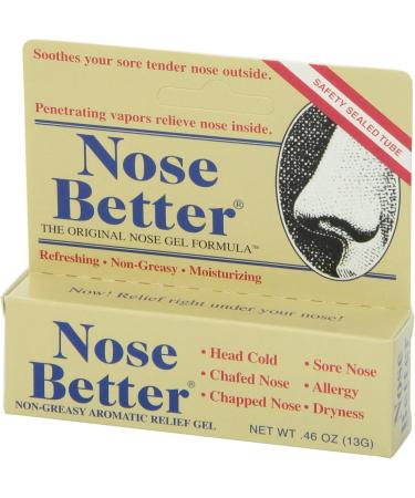 Nose Better Non-Greasy Aromatic Relief Gel - 0.46 Ounce | Fast International Shipping | Soothing Nasal Comfort - Buy Online on GoSupps.com