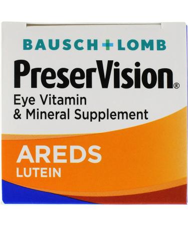 PreserVision AREDS Lutein 120 Soft Gels - Eye Health Support & Vision Formula - Buy Online on GoSupps.com