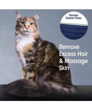 Four Paws Magic Coat Professional Series Love Glove Cat Grooming Mitt - Gentle Pet Hair Removal Tool - Buy Online on GoSupps.com