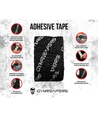 Gymreapers Weightlifting Thumb Tape - 3 Rolls Black | Adhesive, Stretchy Athletic Tape for Olympic Lifting, Powerlifting & Cross Training - Buy Online on GoSupps.com