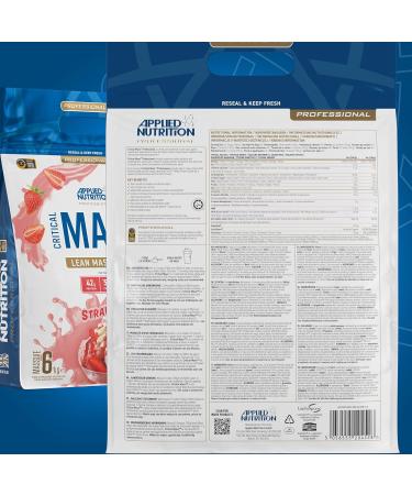 Applied Nutrition Critical Mass Professional Strawberry 6Kg - Buy Online on GoSupps.com