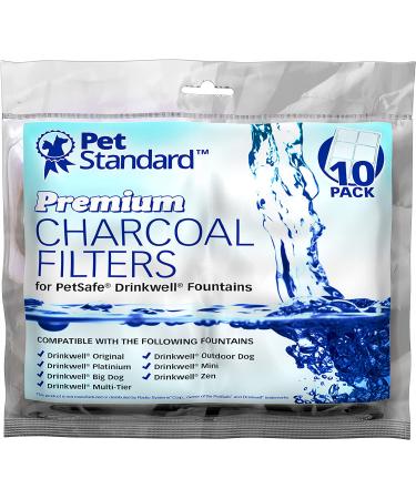 PetSafe Drinkwell Fountain Charcoal Filters - Pack of 10 | Premium Quality - Buy Online on GoSupps.com
