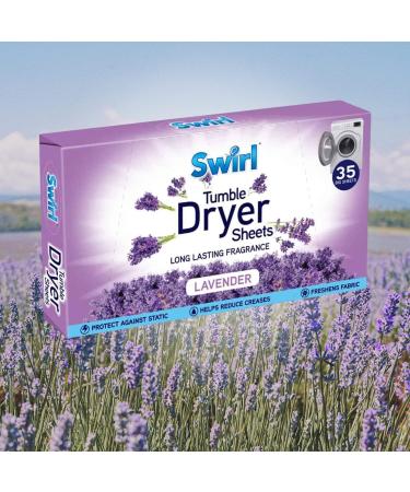 Set of 4 Scented Tumble Dryer Sheets - Lavender and Tropical | 35 Sheets Each | 140 Total - Buy Online on GoSupps.com