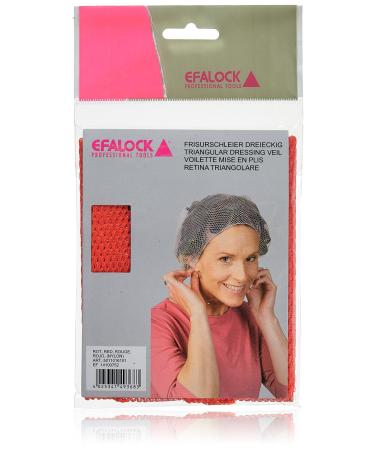 Efalock Professional Hairdresser's Veil red pack of 2 (2x 1 piece)
