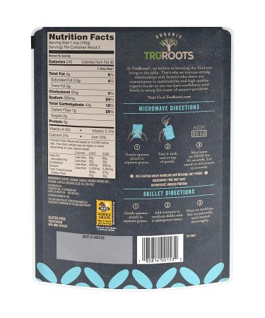 TruRoots Organic Quinoa, Brown Rice & Lentil Blend - Quick Cook 8.5 oz, Pack of 8, USDA Organic, Non-GMO - Buy Online on GoSupps.com