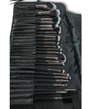 CarefullyNatural 24pc Professional Makeup Brush Set - Powder Blush Concealer Eyeshadow Brushes - Premium Quality Ships Internationally - Buy Online on GoSupps.com