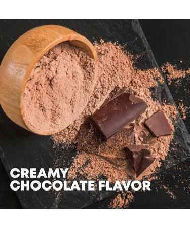 Creamy Chocolate Plant Protein - 22g Pea Protein Gluten Free Non-GMO - 20 Servings for Muscle Gain - Low Sugar - Buy Online on GoSupps.com