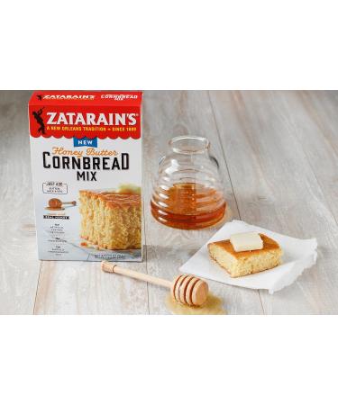 Zatarain's Honey Butter Cornbread Mix 12.5 oz (Pack of 6) - Buy Online on GoSupps.com