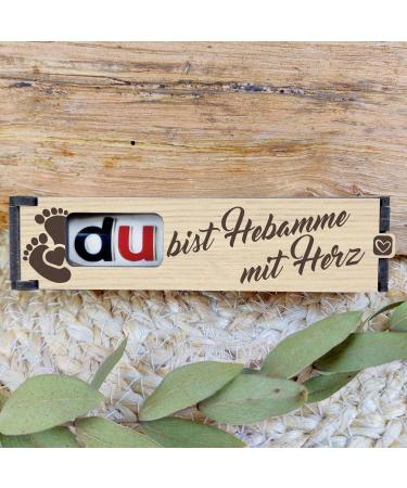 Midwife Gift - 'You are a Midwife with Heart' Chocolate Bar Gift Box | Perfect Thank You for Midwives - Buy Online on GoSupps.com