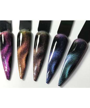 5D Magic Cat Eye Magnetic Gel - Violet Purple Nail Art Color Gel 5ml | Buy Internationally - Buy Online on GoSupps.com