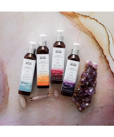 Aura Cacia Lavender Cleansing Oil - Gentle 8 fl oz (237 ml) | Natural Skincare - Buy Online on GoSupps.com